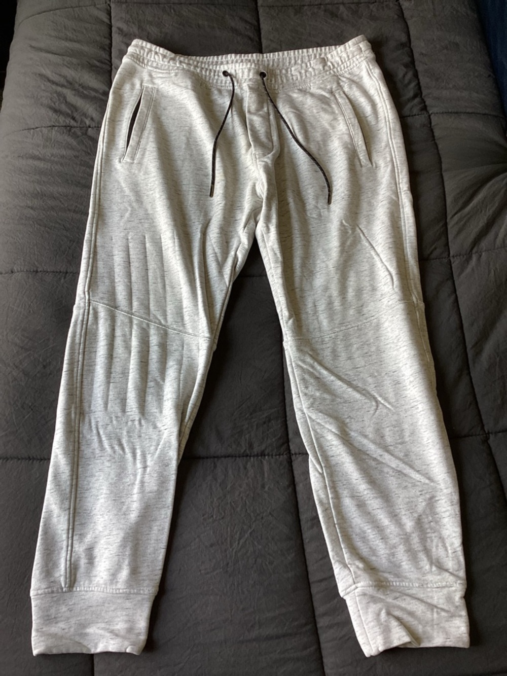 American Eagle Outfitters Light Gray Men's Jogger Sweatpants